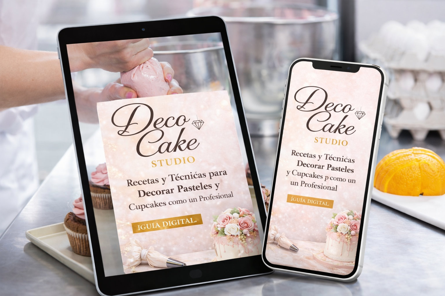 Guía para Decorar Pasteles y Cupcakes